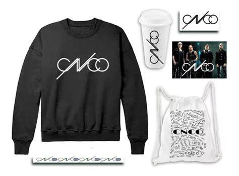 Kit Cnco Sudadera Negra Morral Vaso Regalos Envío Gratis