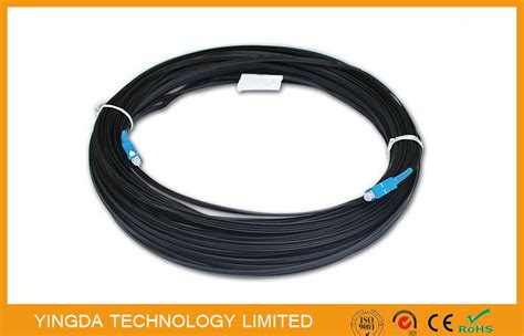 Core Self Supporting Ftth Patch Cord Sc Sc Fiber Optic Drop Cable