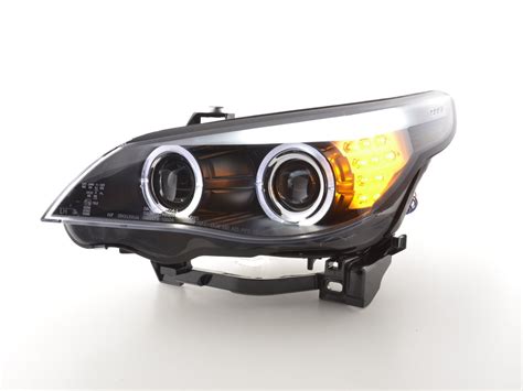 BMW E60/61 03-07 angel eyes facelift look ajovalot LED angel eyes ...