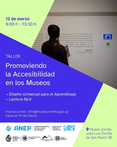 Inscripciones Al Taller Presencial Promoviendo La Accesibilidad En Museos