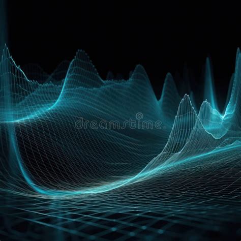 Physics Waves Abstract Illustration Created Using Generative Al Tools