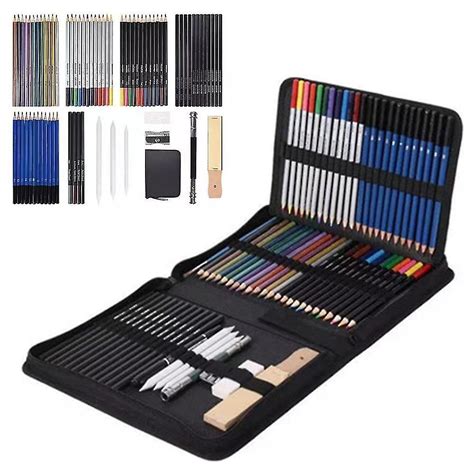 Tegning Blyanter Art Kit Tegning Penne Professionel Art Grafit