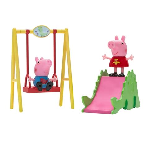 Peppa Pig Dino Park Playtime Set - Walmart.com - Walmart.com