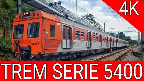 Via Mobilidade Trem serie 5400 pela extensão da linha 8 diamante 4k