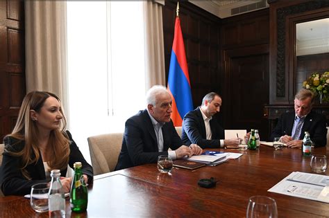 President Vahagn Khachaturyan Met With Representatives Of The Armenian