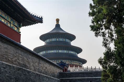 Templo del cielo en pekín china Foto Premium