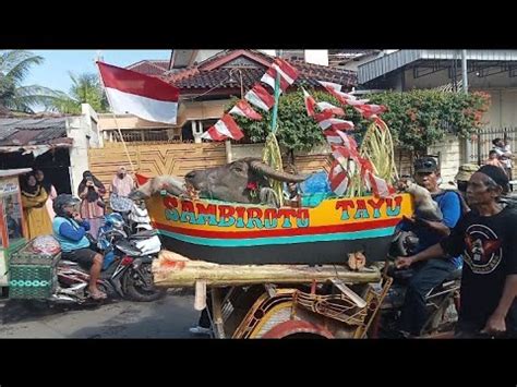 Lomban Kupatan Sungai Tayu Arak Arakan Sesaji Kepala Kerbau