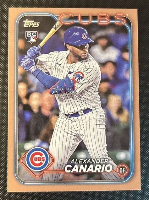 2024 Topps Series 2 Rookie RC 452 Alexander Canario GOLD 2024 Cubs SP