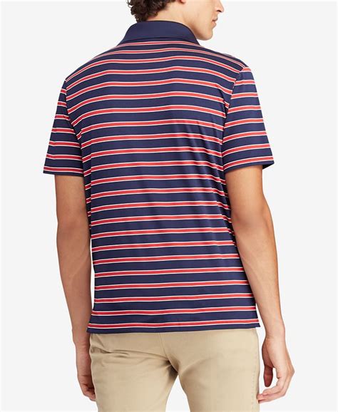 Polo Ralph Lauren Mens Classic Fit Striped Performance Polo Macys