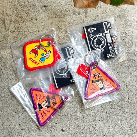 Xeno 現貨 Hightide New Retro Stitchwork Keychain 鑰匙圈 刺繡 貼布 蝦皮購物