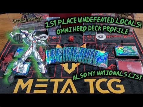 Yu Gi Oh OTS Locals 1st Place Undefeated Omni Hero Deck Profile This