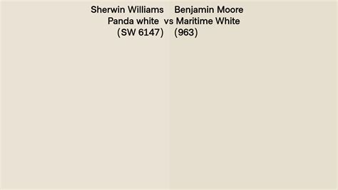 Sherwin Williams Panda White Sw Vs Benjamin Moore Maritime White