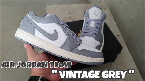 Air Jordan Low Vintage Grey Unboxing Airjordan