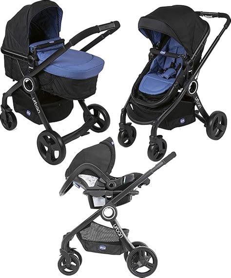 Chicco Trio Urban Plus Trio Poussette 3 En 1 Poussette Compacte