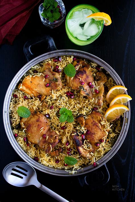One Pot Indian Chicken And Rice Video Nish Kitchen