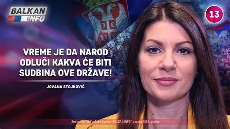 INTERVJU Jovana Stojković Vreme je da narod odluči kakva će biti