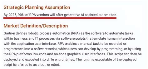 2023 Gartner Rpa魔力象限报告解读百科ta说