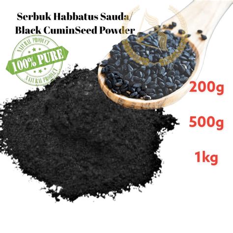 100 Pure Serbuk Jintan Hitam Jintan Jitam Habbatus Sauda Black