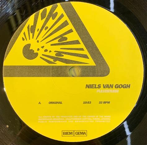 Niels Van Gogh ‎ Pulverturm 12 Single Vinyl Secondhand Rockaway