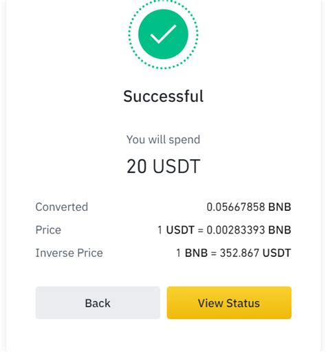 How To Trade Or Convert Usdt To Bnb On Binance