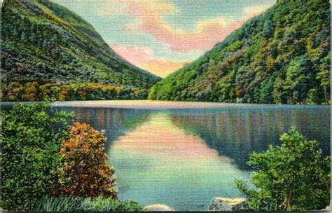 Postcard Profile Lake Franconia Notch Nh Ebay