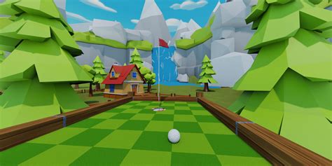 Artstation Golf Game Artwork