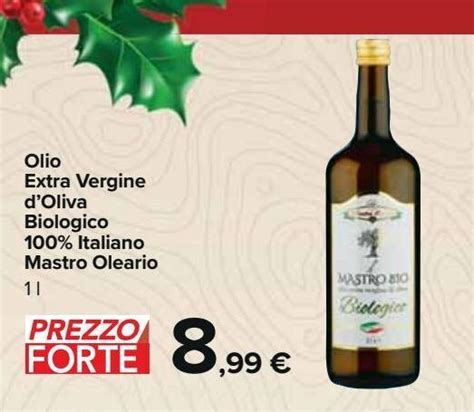 Olio Extra Vergine Di Oliva Biologico Italiano Mastro Oleario