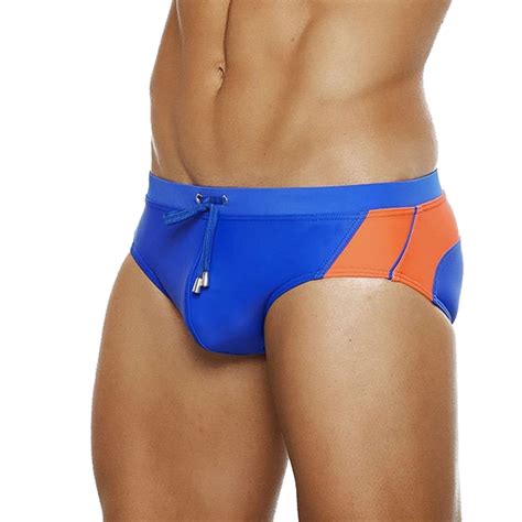 Men Swim Trunks Sexy Triangle Swimwear Summer Low Waist Swimsuit