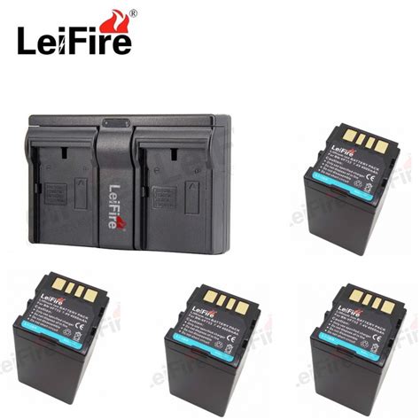 Leifire Pcs Lithium Ion Battery Pack With Dual Charger For Jvc Bn