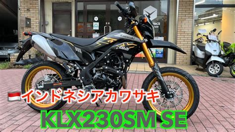 インドネシアカワサキKLX230SM SEをご紹介 YouTube