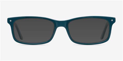 Mandi Rectangle Teal Full Rim Eyeglasses Eyebuydirect Canada