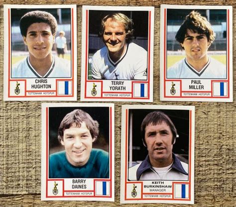 1981 PANINI FOOTBALL 81 STICKERS MATCH WORN FOOTBALL SHIRTS VINTAGE