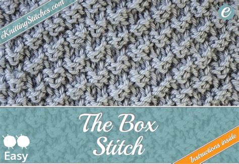 Box Stitch - eKnitting Stitches.com