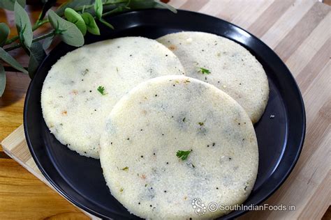 Rava Thatte Idli How To Make Stepwise Pictures And Video