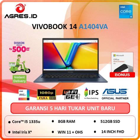 Promo Asus Vivobook A Va Vips I Gb Gb Fhd Win