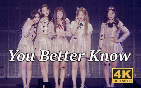 【4k中字】red Velvet You Better Know 神级现场 非主打之光 蓝光收藏画质 2018 日本一巡 “红色房间”演唱会现场 Bilibili B站 无水印视频解析