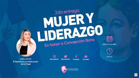 Seminario Mujer Liderazgo En Honor A Concepci N Bona Con Sara