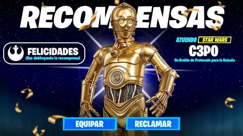 Nuevas RECOMPENSAS SECRETAS Del EVENTO STAR WARS X FORTNITE SKIN