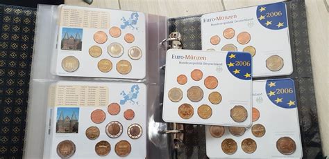 2006 KMS Kursmünzensatz BRD Euro A D F G J komplett m 2 Euro Schleswig