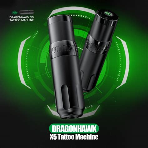 Dragonhawk Wireless Tattoo Pen Machine Brushless Motor With Mm