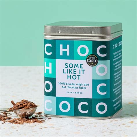 100 Ecuador Origin Single Estate Hot Chocolate Flakes Tin Vf