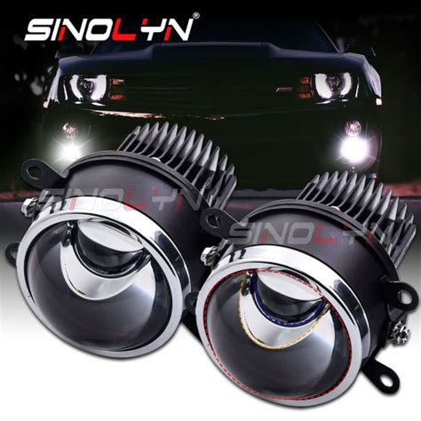 Sinolyn Hyperboloid Fog Lights Bi Led Fog Lenses Ptf Matrix Projector