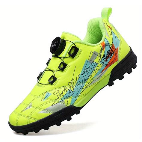 Boys Tf Soccer Cleats Shoes Turf Ground Lightweight Breathable Non Slip