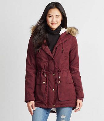 Aeropostale Womens Prince Fox Sherpa Lined Parka Clothes Women