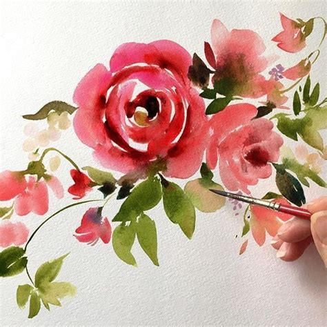 25 Beautiful Watercolor Flower Painting Ideas Inspiration Brighter