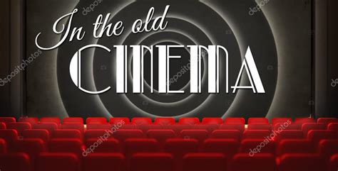 Vintage Movie Screen In Old Retro Cinema — Stock Photo © Leszekglasner