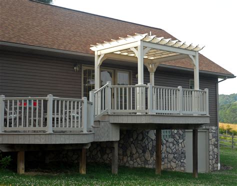 Customers Photo 8 X 10 Vinyl Deluxe 4 Beam Pergola