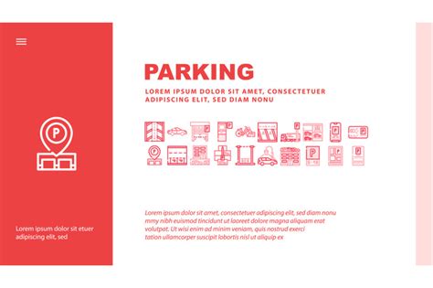 Parking Transport Landing Header Vector By Sevector Thehungryjpeg