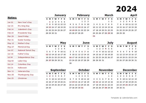 Open Office 2024 Annual Calendar Template Daune Eolande