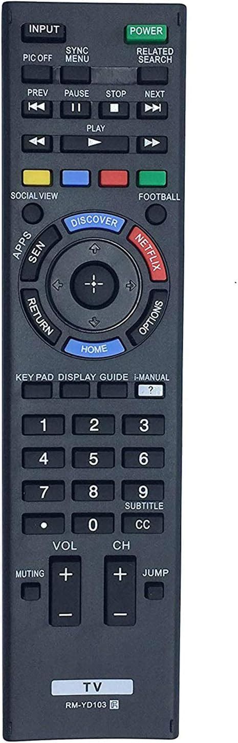 Amazon ALLIMITY RM YD103 Replaced Remote Control Fit For Sony LED